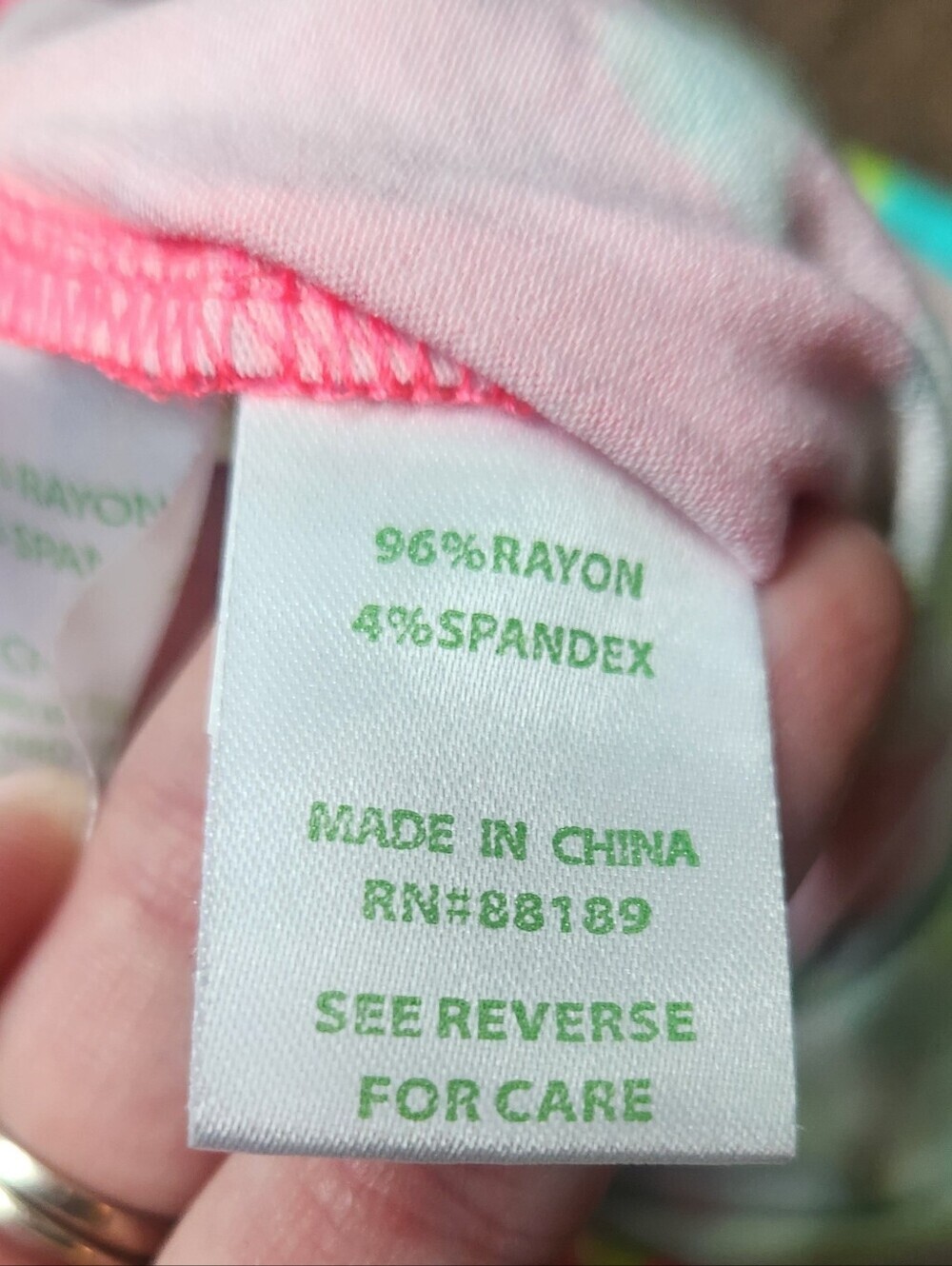 EUC Lilly Pulitzer Georgia May Palazzo Pants In Tiki Pink/Royal Lime, Size S - Picture 6 of 7